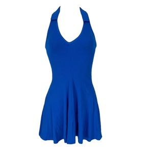 ZARA Woman’s Sleeveless A-Line Dress Blue size”M”